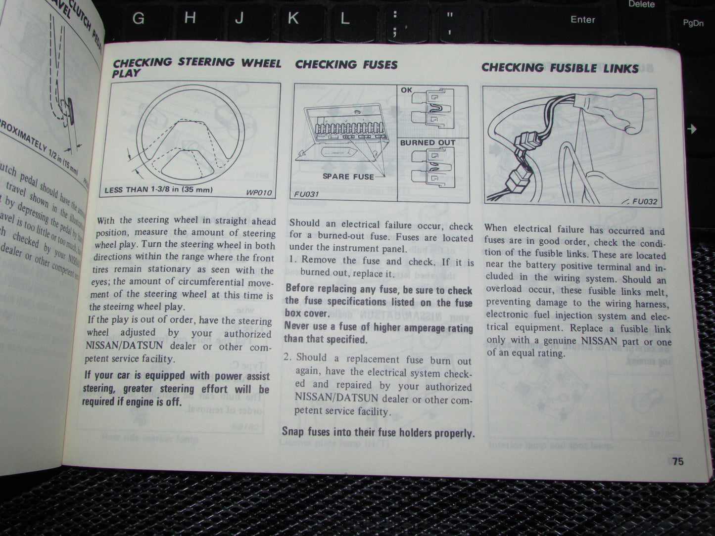 Datsun 200SX (1980) Owners Manual