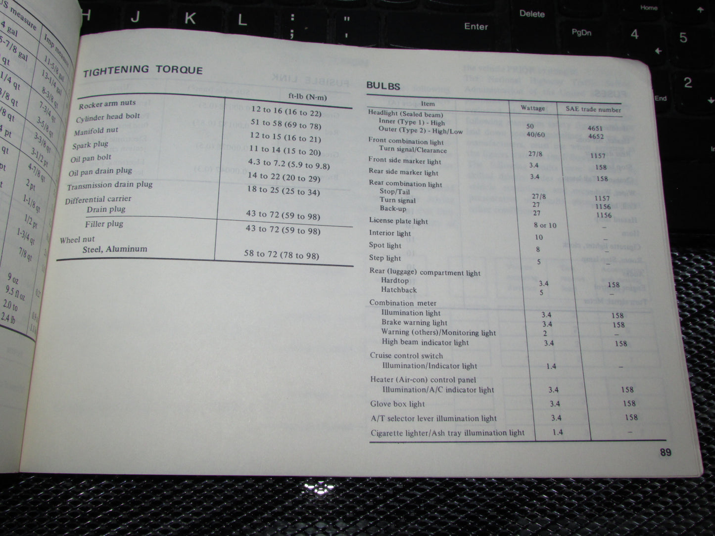 Datsun 200SX (1980) Owners Manual