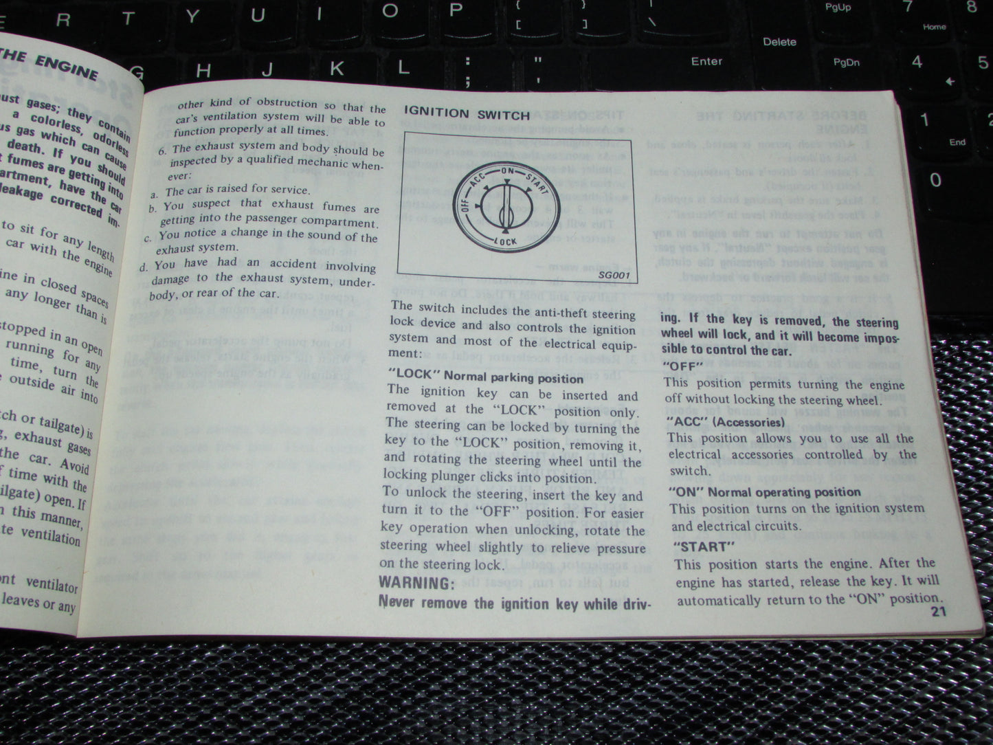 Datsun 310 (1980) Owners Manual