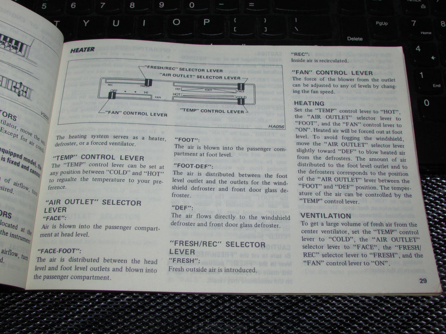Datsun 310 (1980) Owners Manual