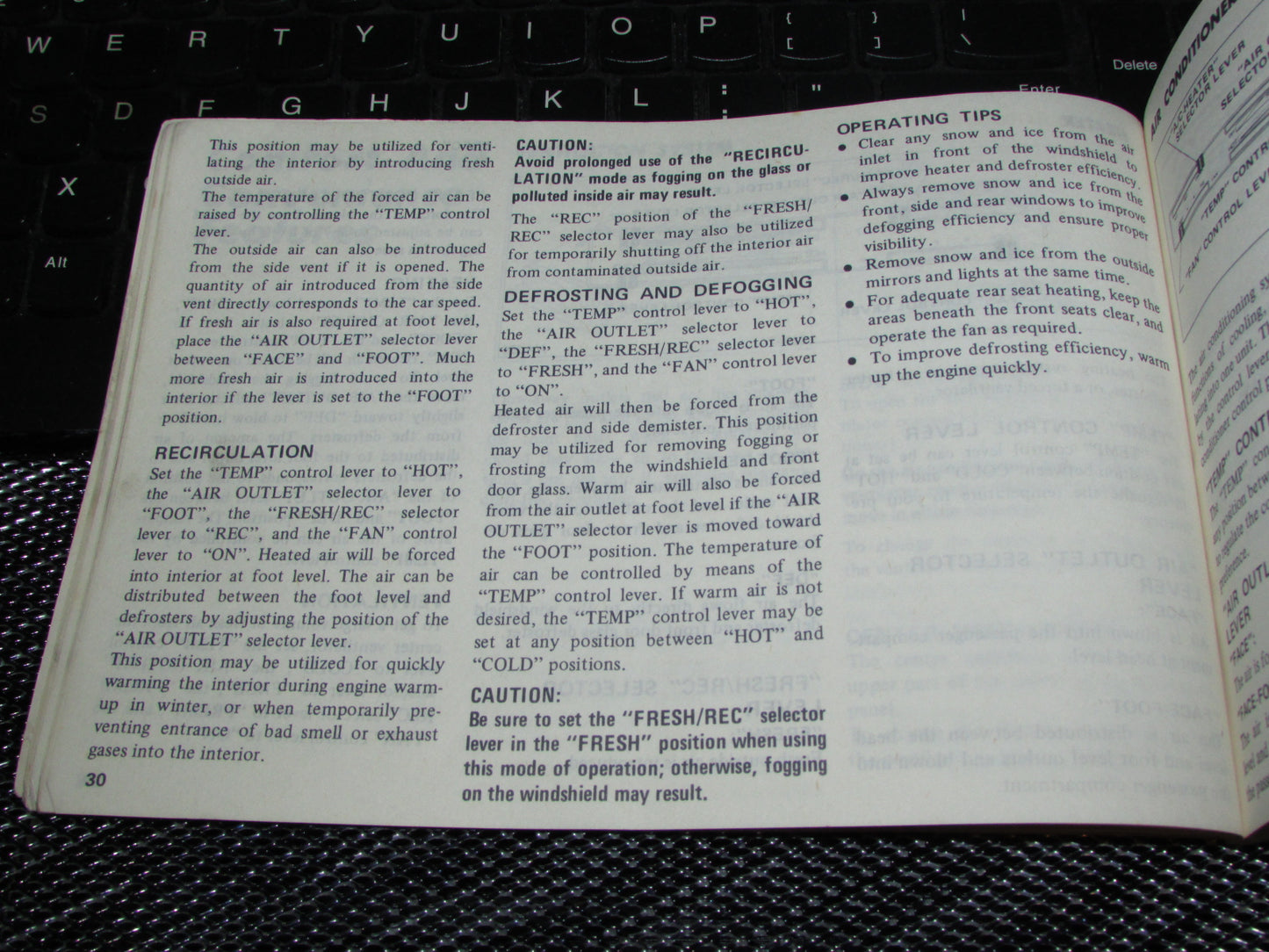 Datsun 310 (1980) Owners Manual