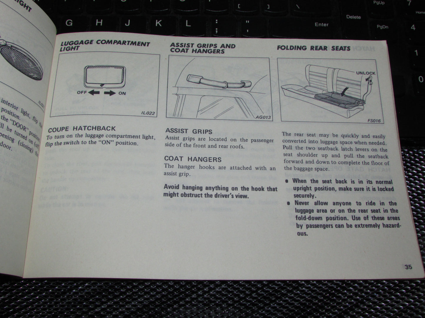Datsun 310 (1980) Owners Manual