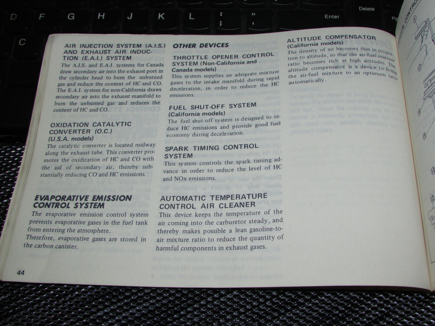 Datsun 310 (1980) Owners Manual