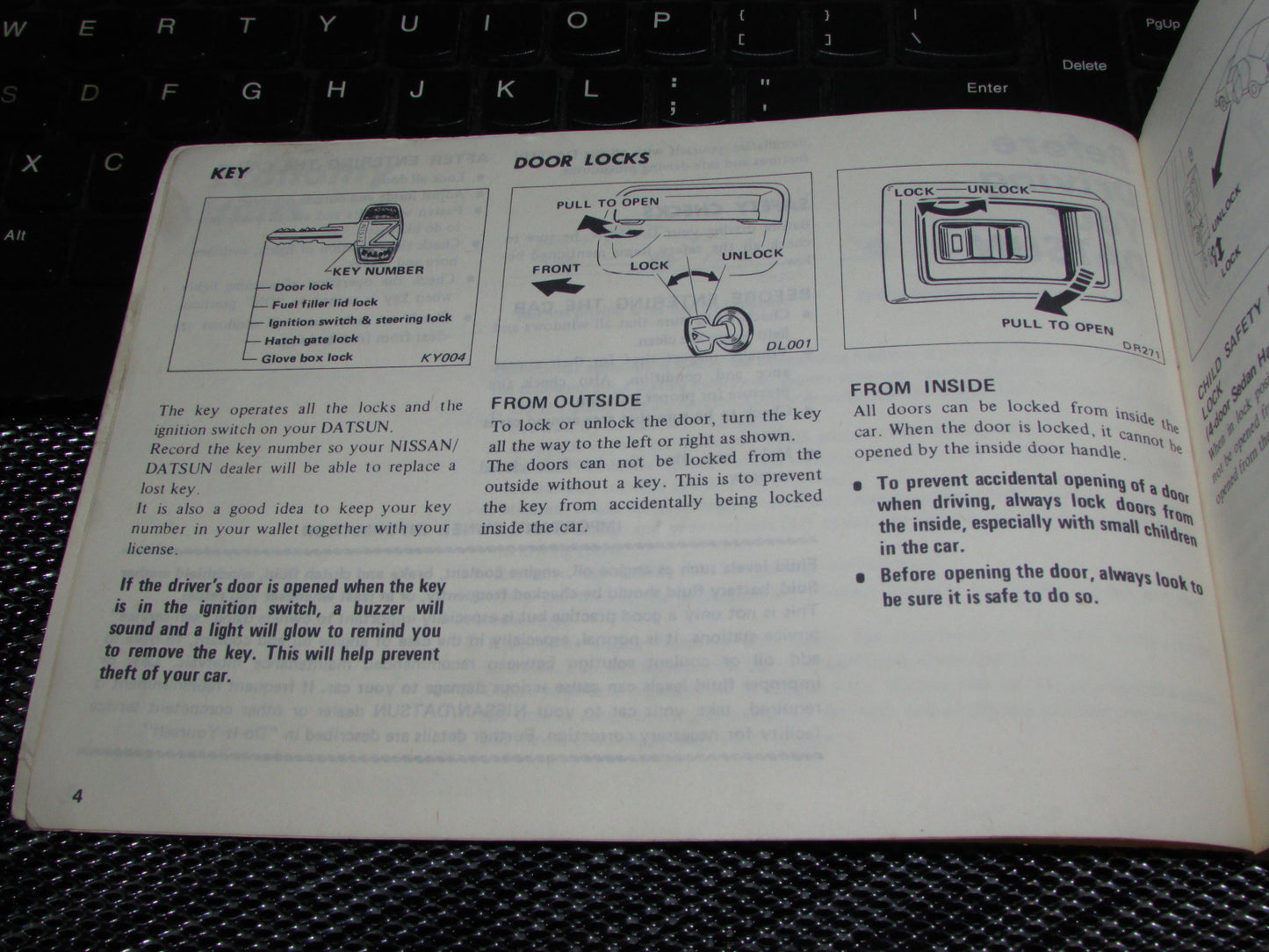Datsun 310 (1980) Owners Manual