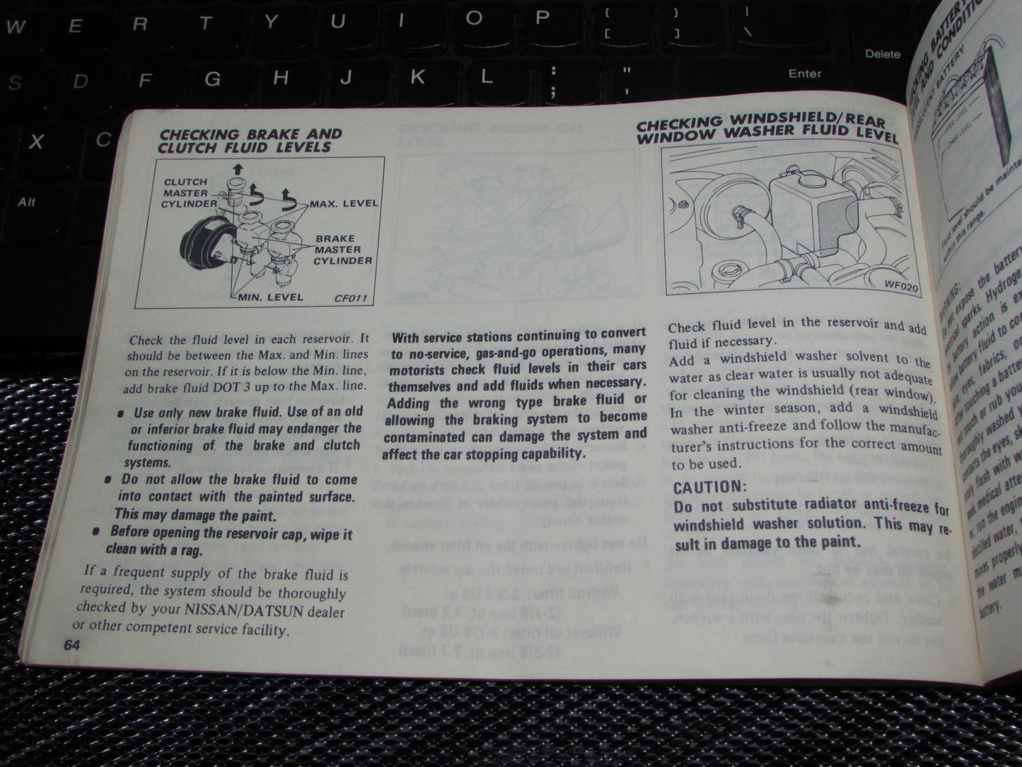 Datsun 310 (1980) Owners Manual