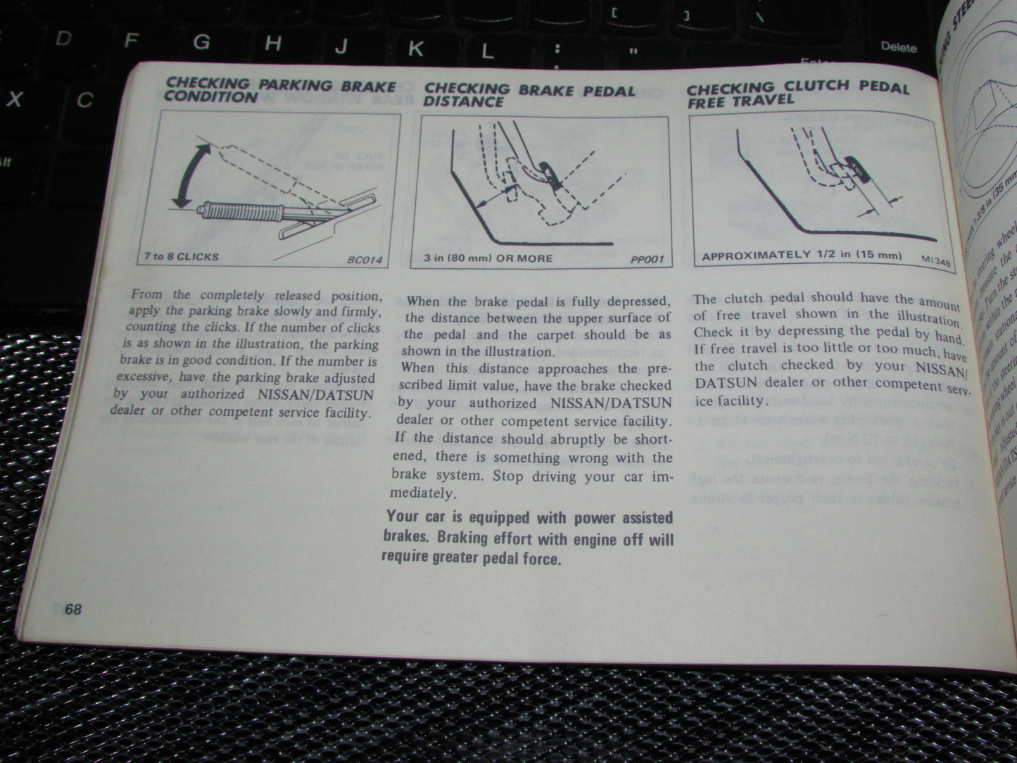 Datsun 310 (1980) Owners Manual