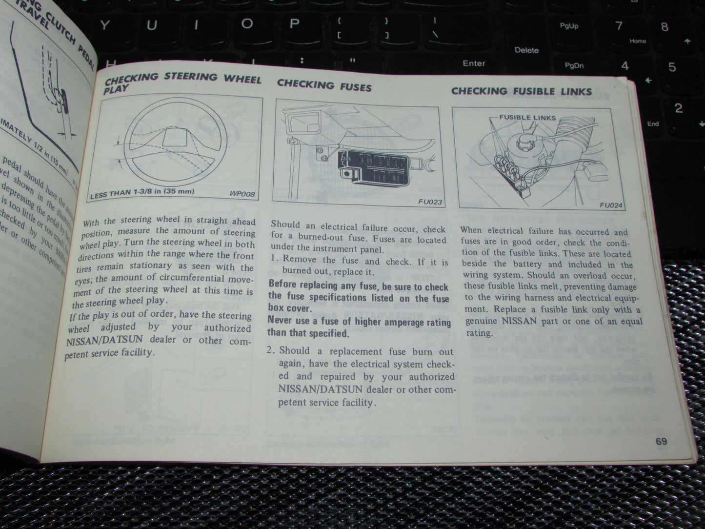 Datsun 310 (1980) Owners Manual