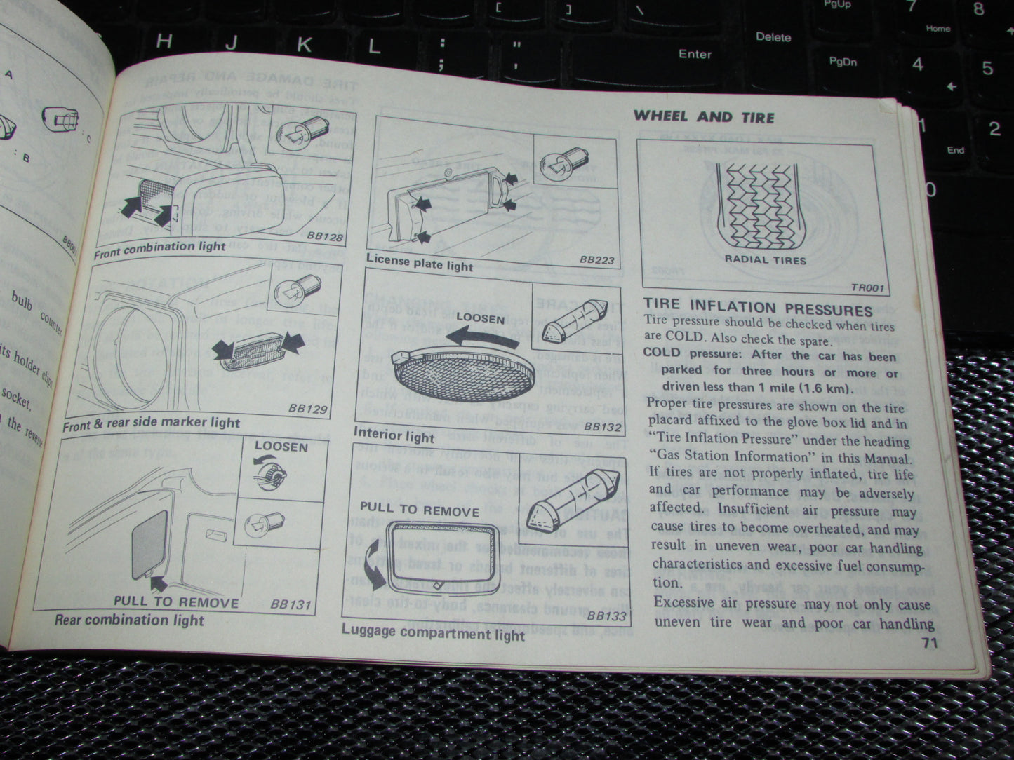 Datsun 310 (1980) Owners Manual
