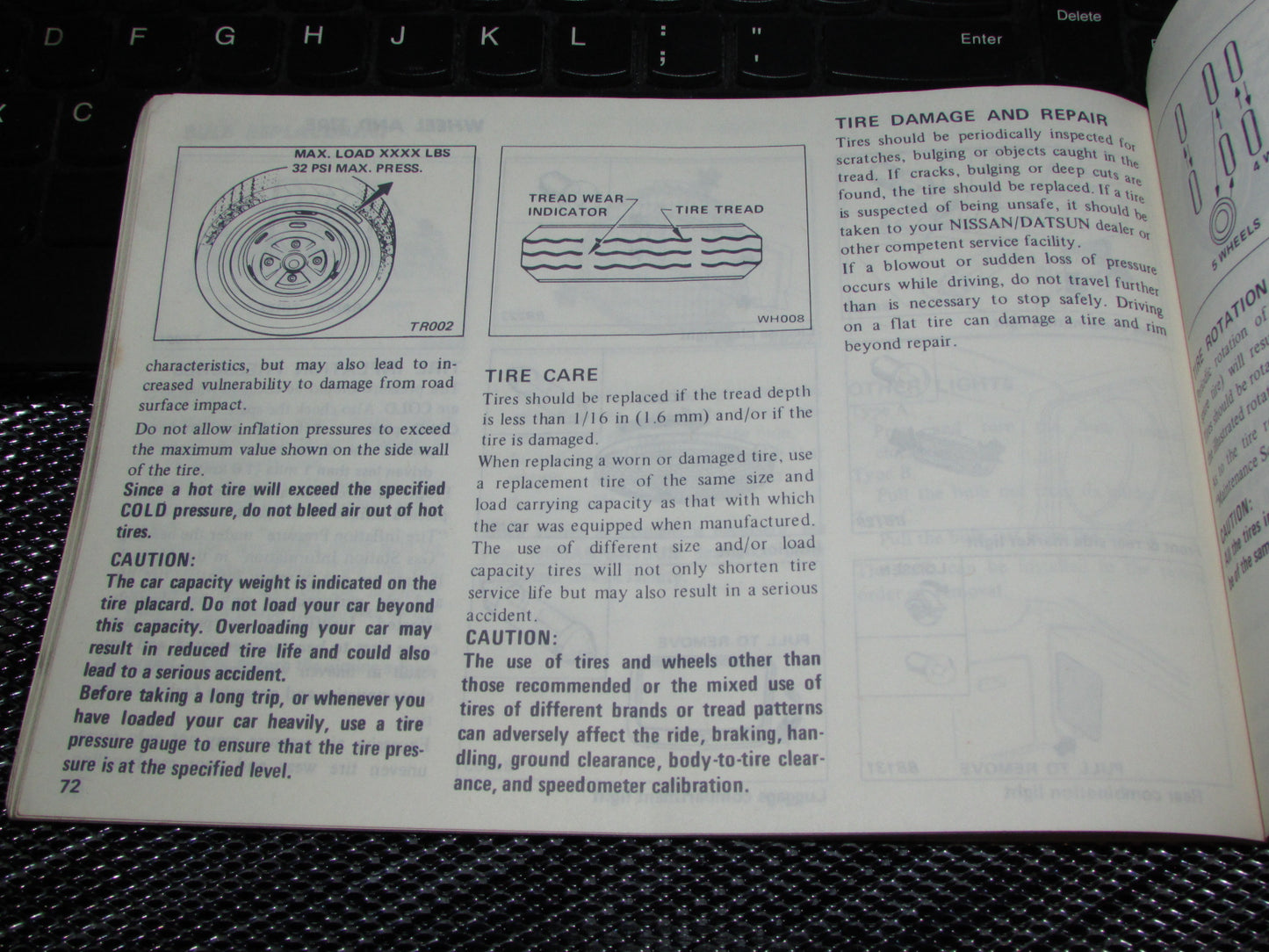 Datsun 310 (1980) Owners Manual