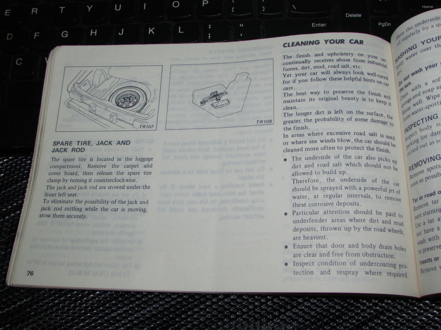 Datsun 310 (1980) Owners Manual
