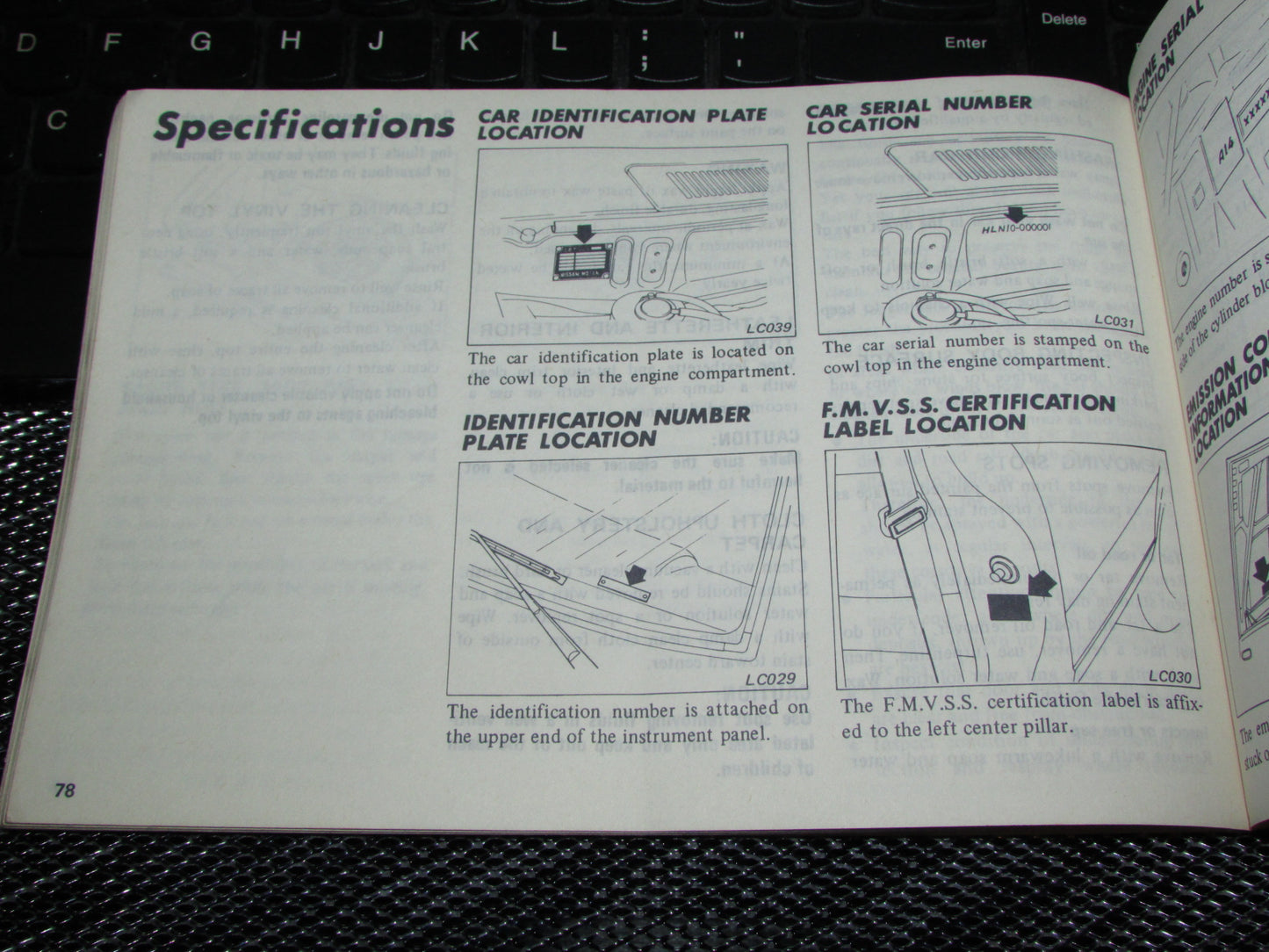 Datsun 310 (1980) Owners Manual