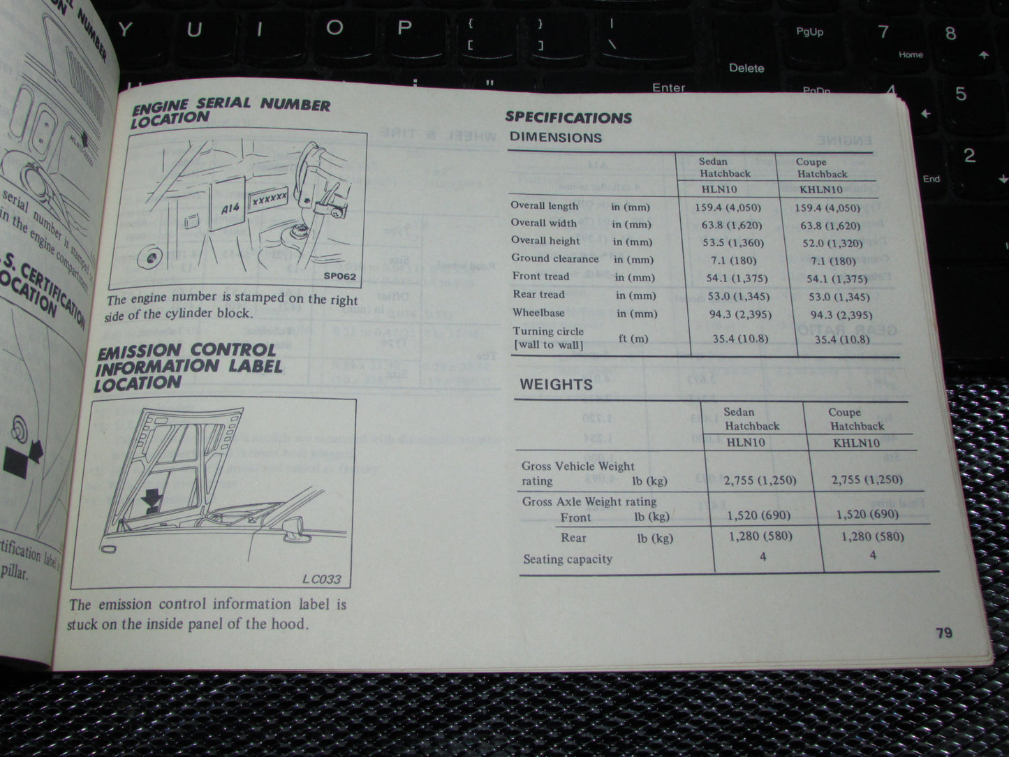 Datsun 310 (1980) Owners Manual