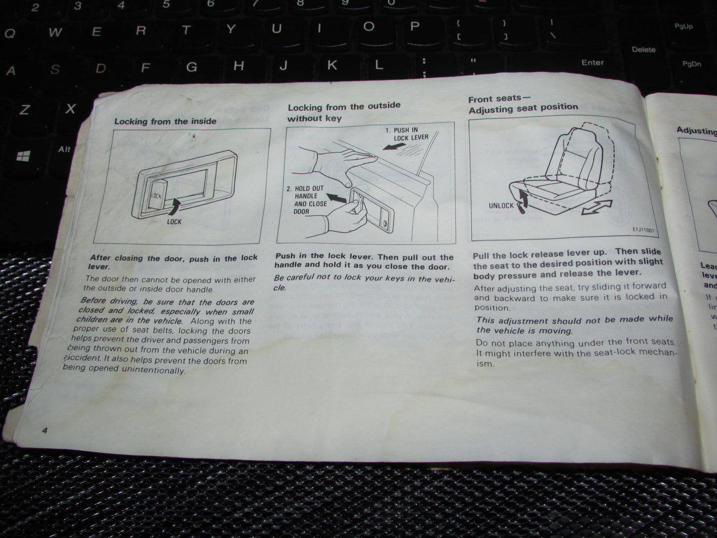Toyota Celica (1982) Owners Manual