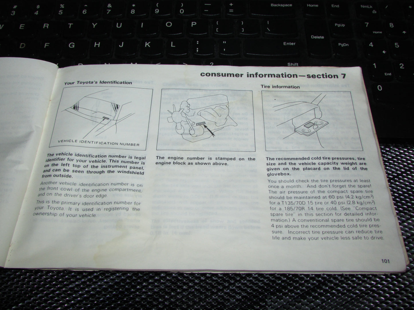Toyota Celica (1982) Owners Manual