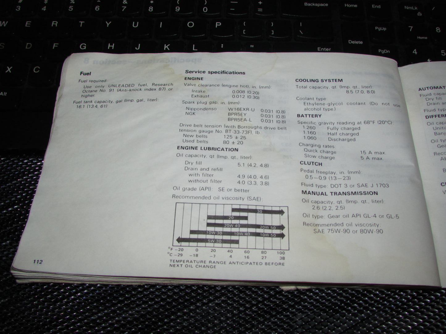 Toyota Celica (1982) Owners Manual