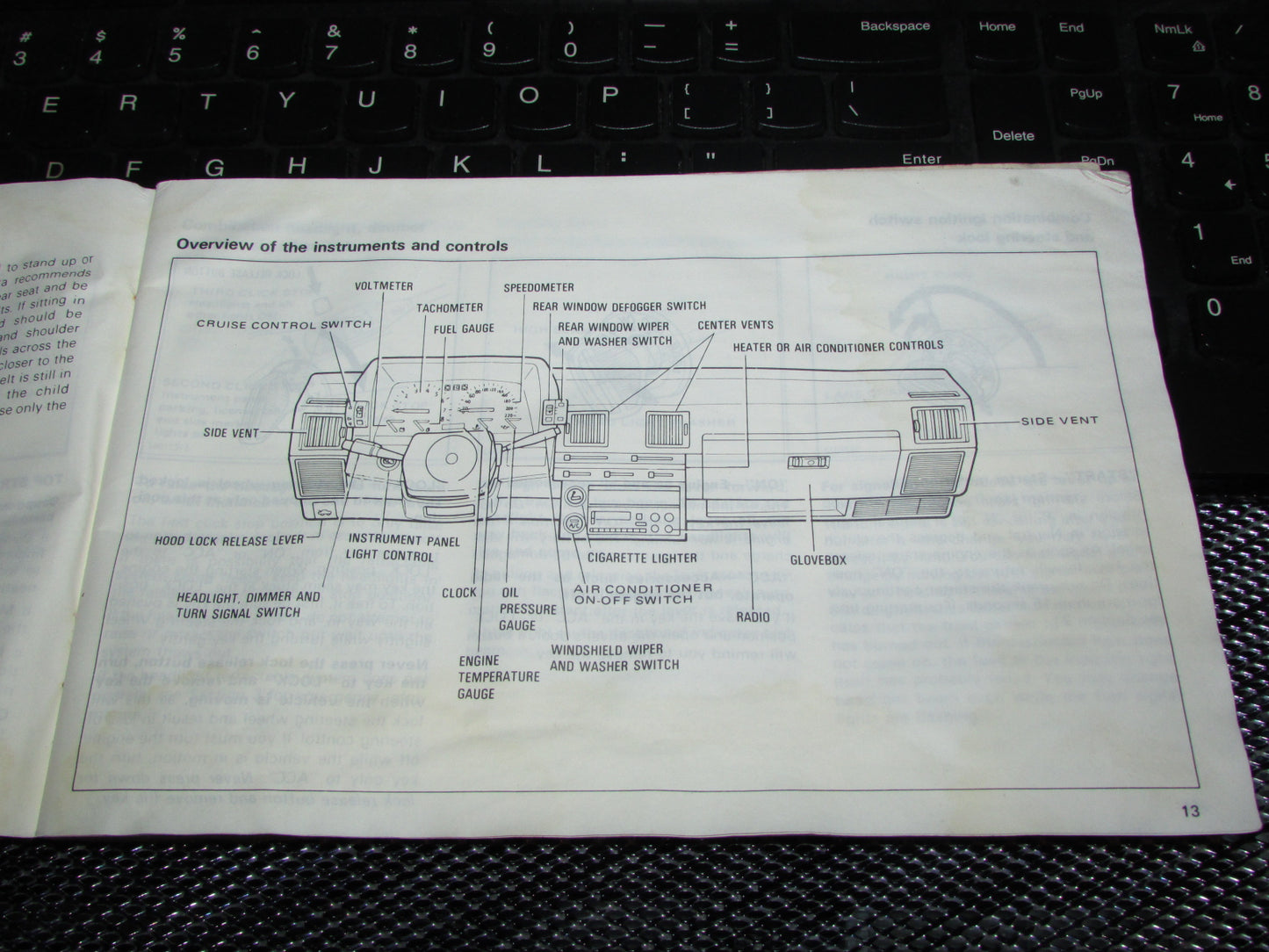 Toyota Celica (1982) Owners Manual