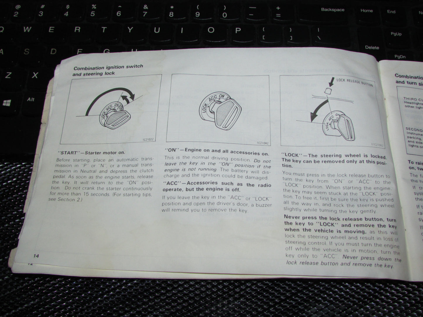 Toyota Celica (1982) Owners Manual