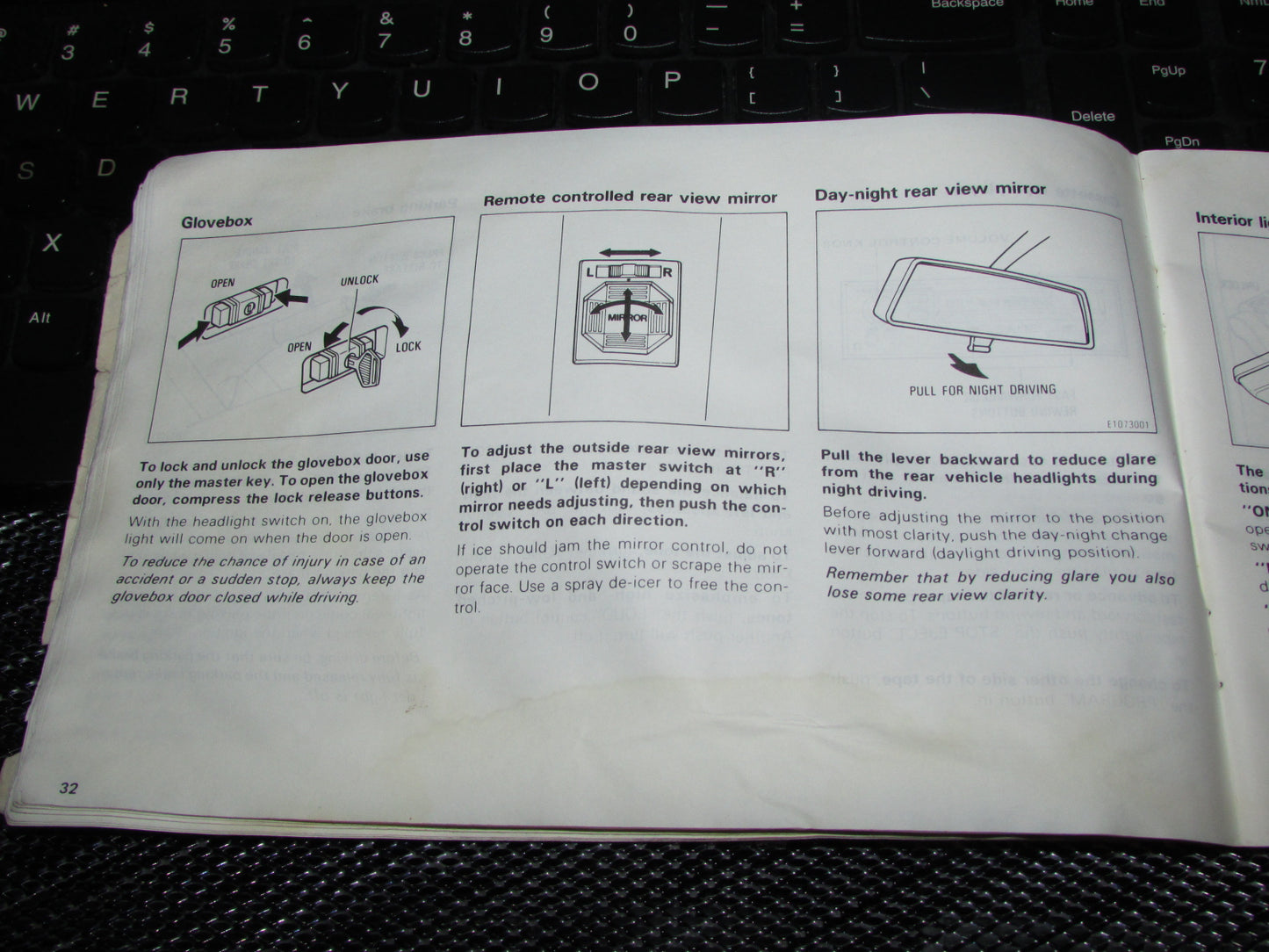 Toyota Celica (1982) Owners Manual