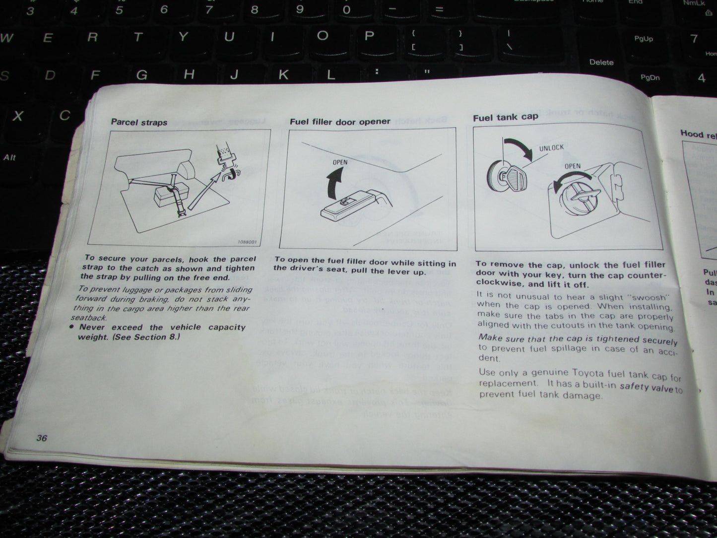 Toyota Celica (1982) Owners Manual