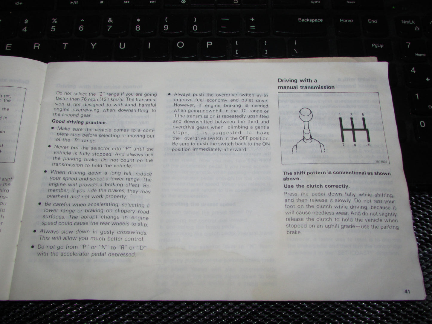 Toyota Celica (1982) Owners Manual