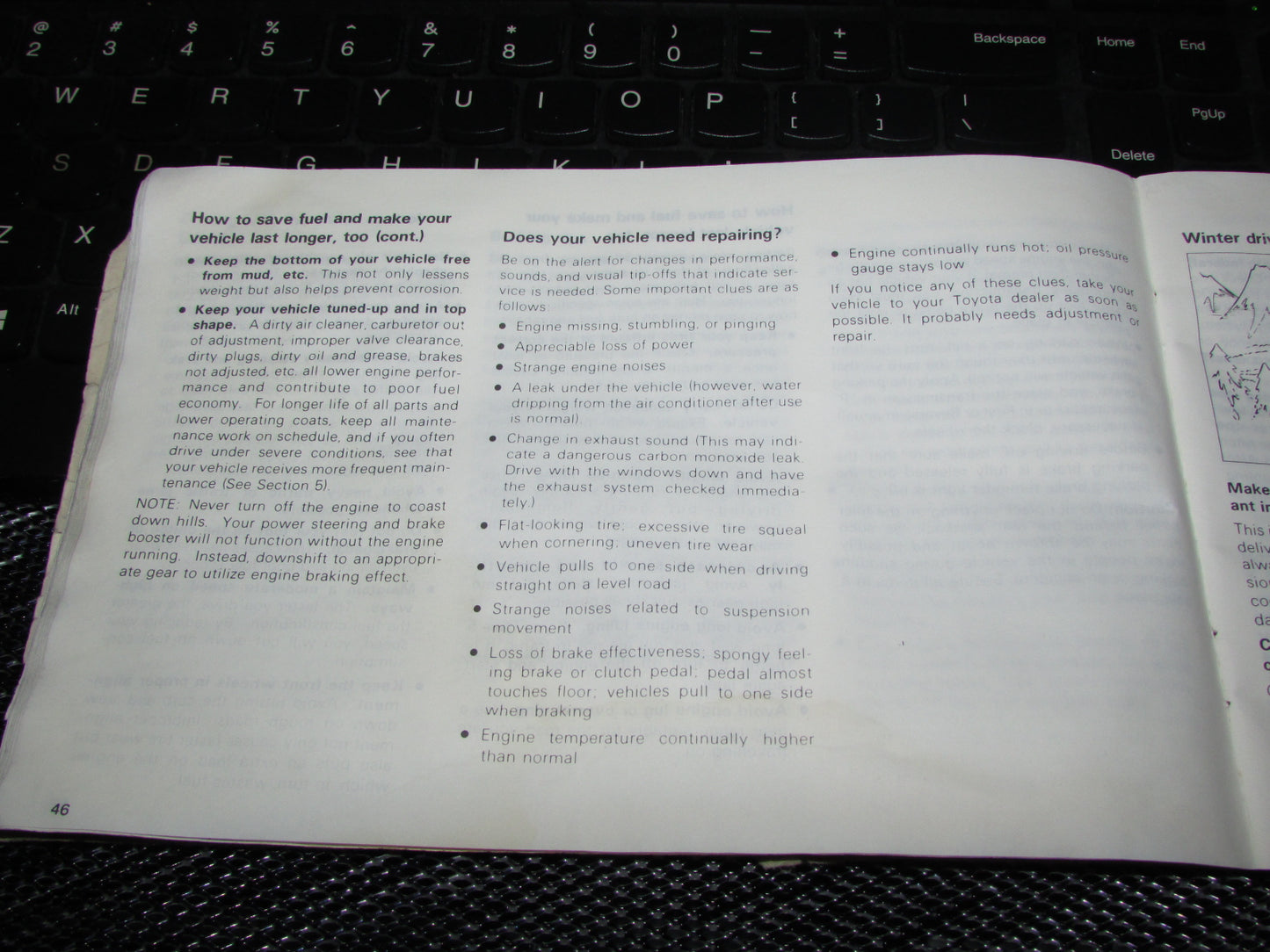 Toyota Celica (1982) Owners Manual