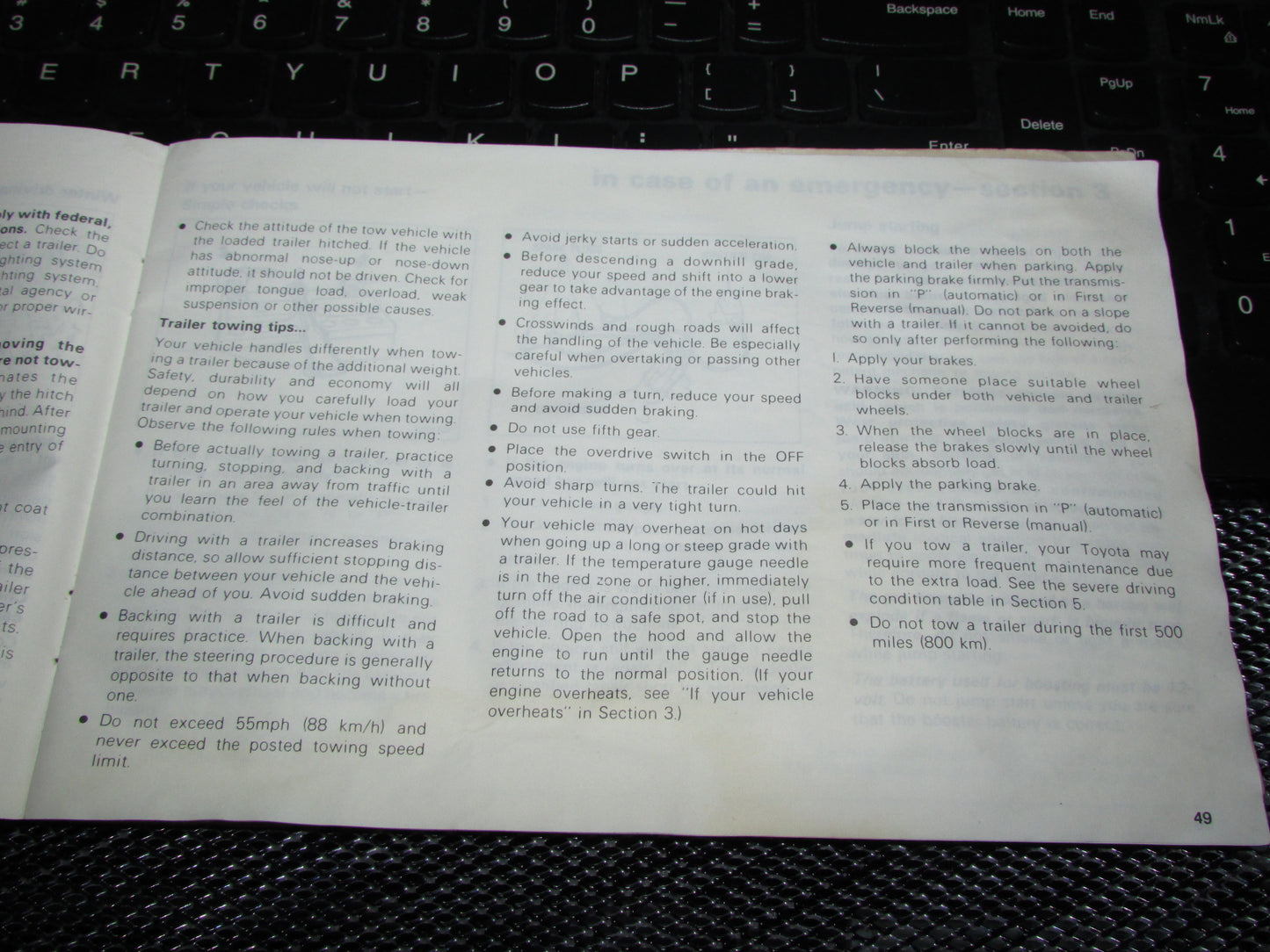 Toyota Celica (1982) Owners Manual