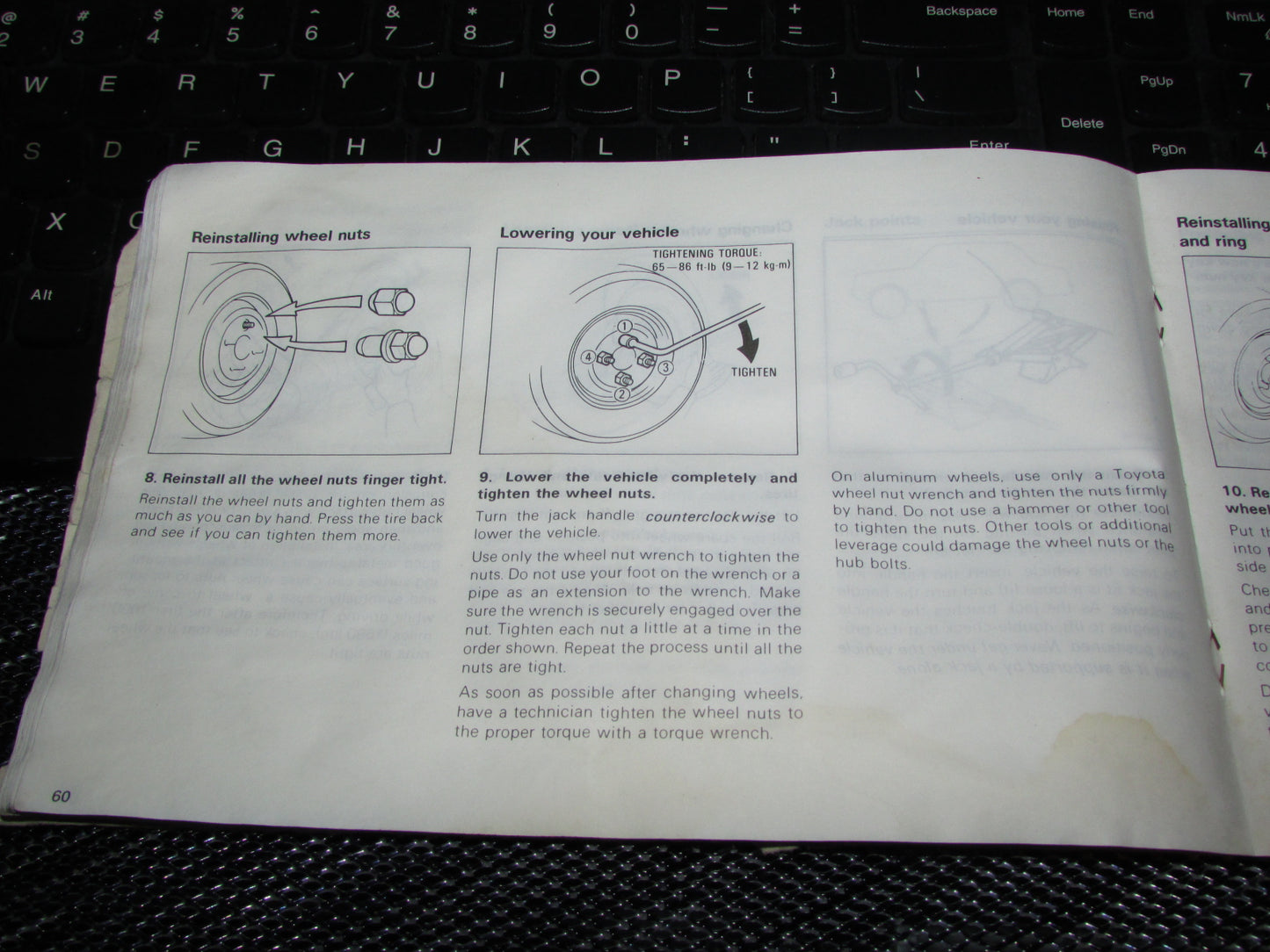 Toyota Celica (1982) Owners Manual