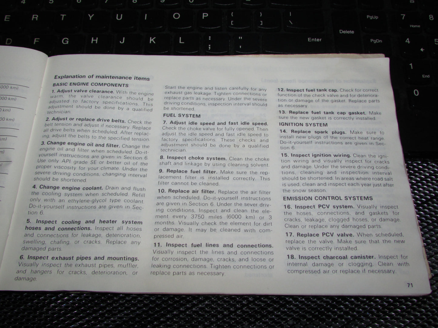 Toyota Celica (1982) Owners Manual