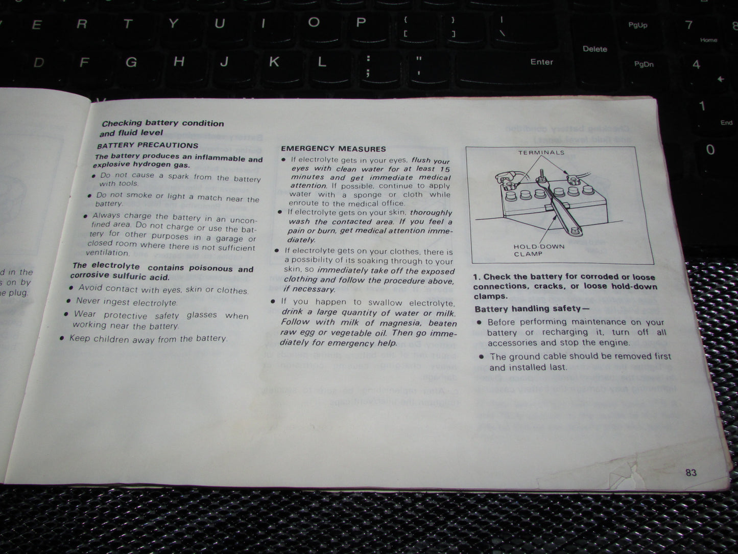 Toyota Celica (1982) Owners Manual