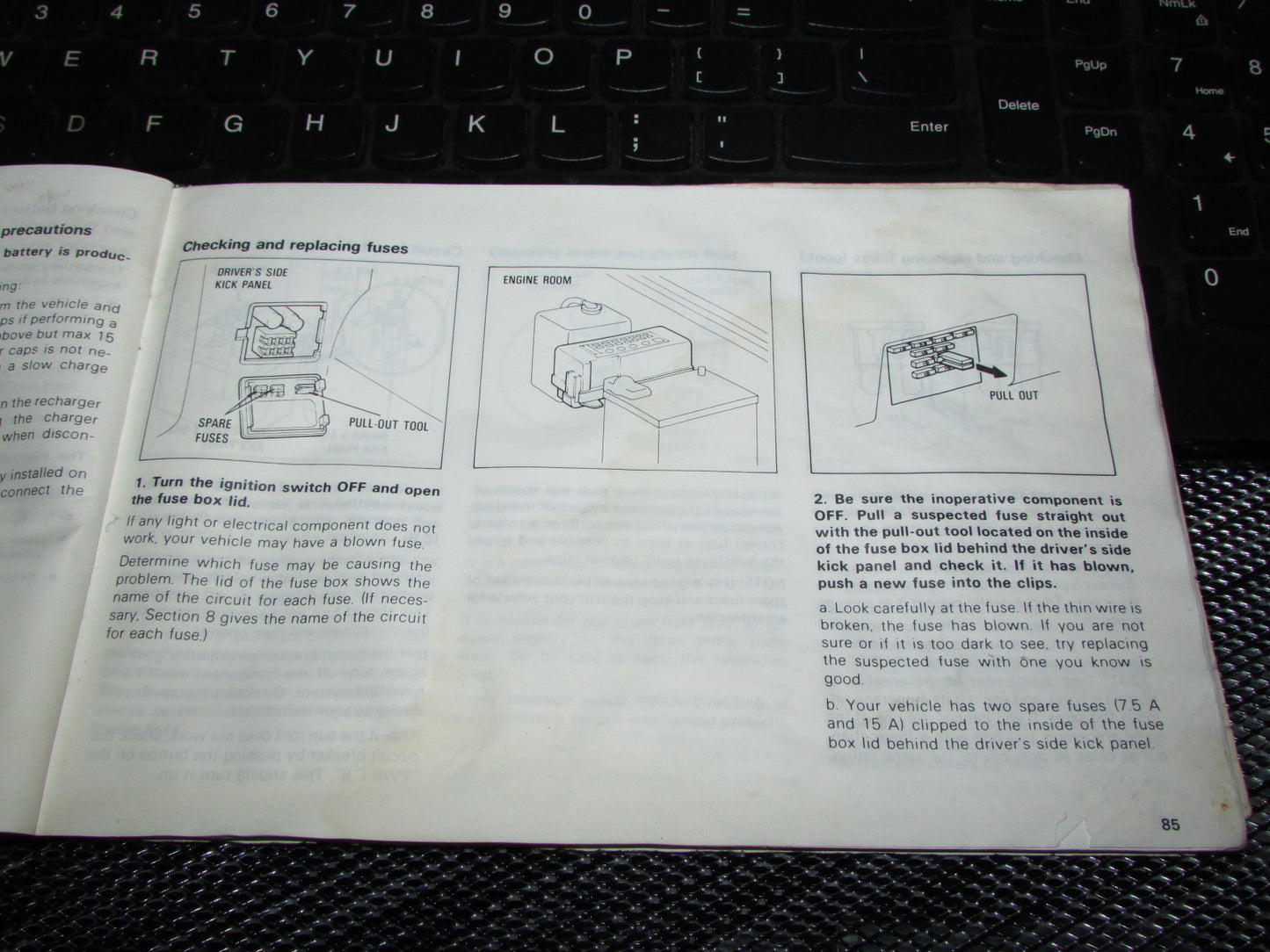 Toyota Celica (1982) Owners Manual