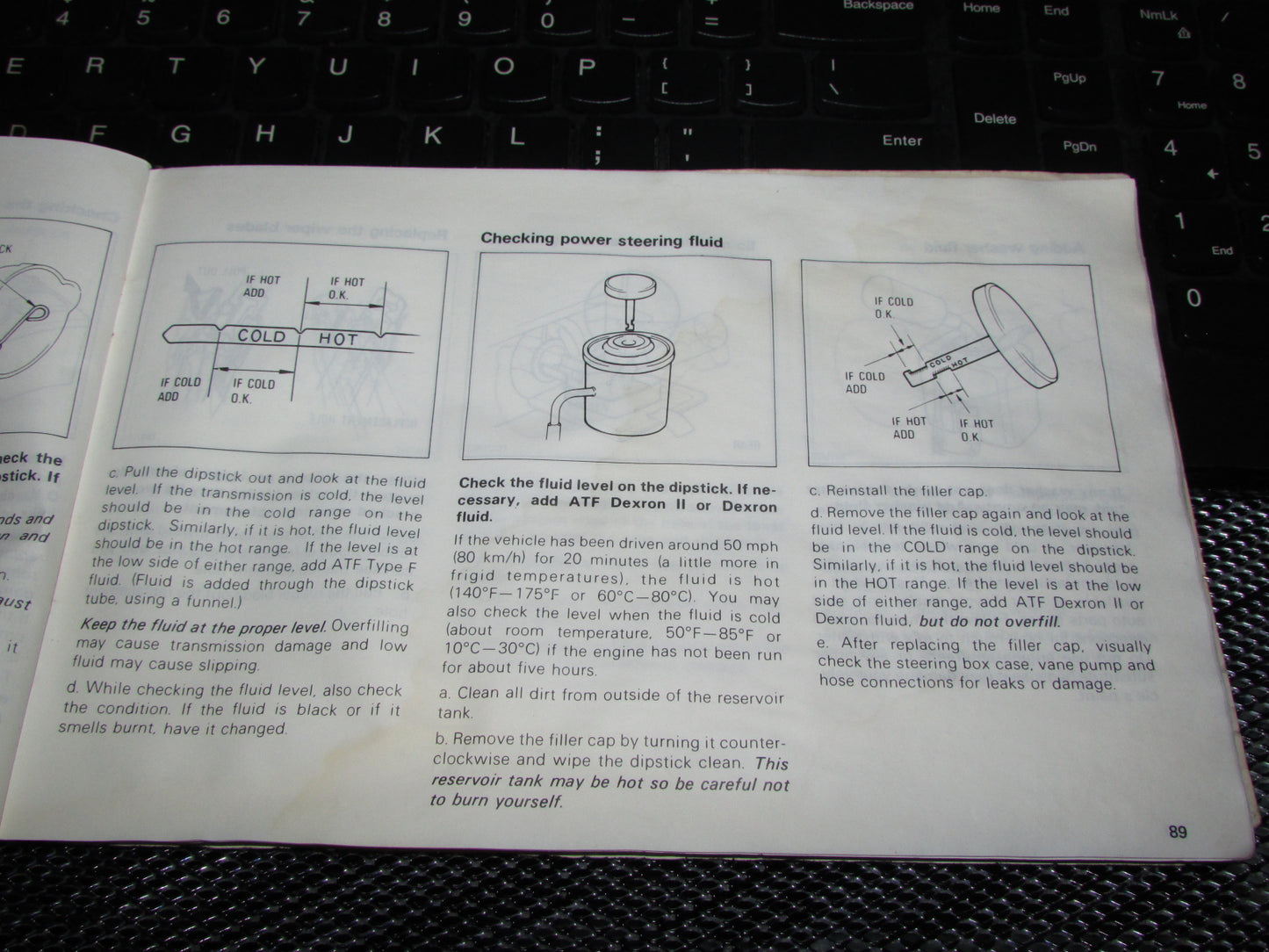 Toyota Celica (1982) Owners Manual