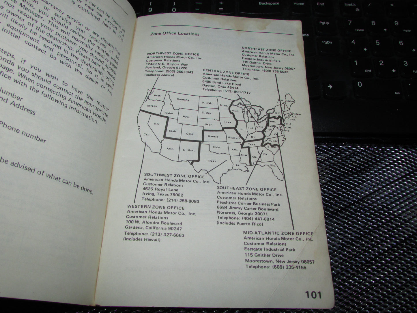 Honda Civic (1983) Owners Manual