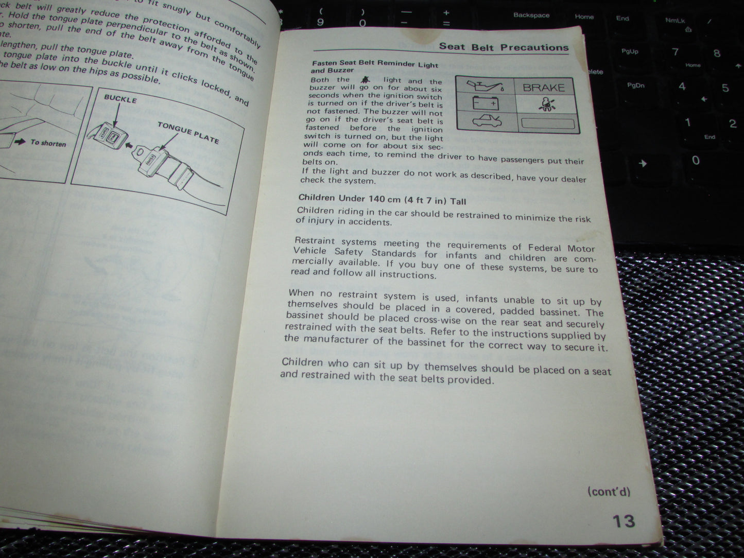 Honda Civic (1983) Owners Manual