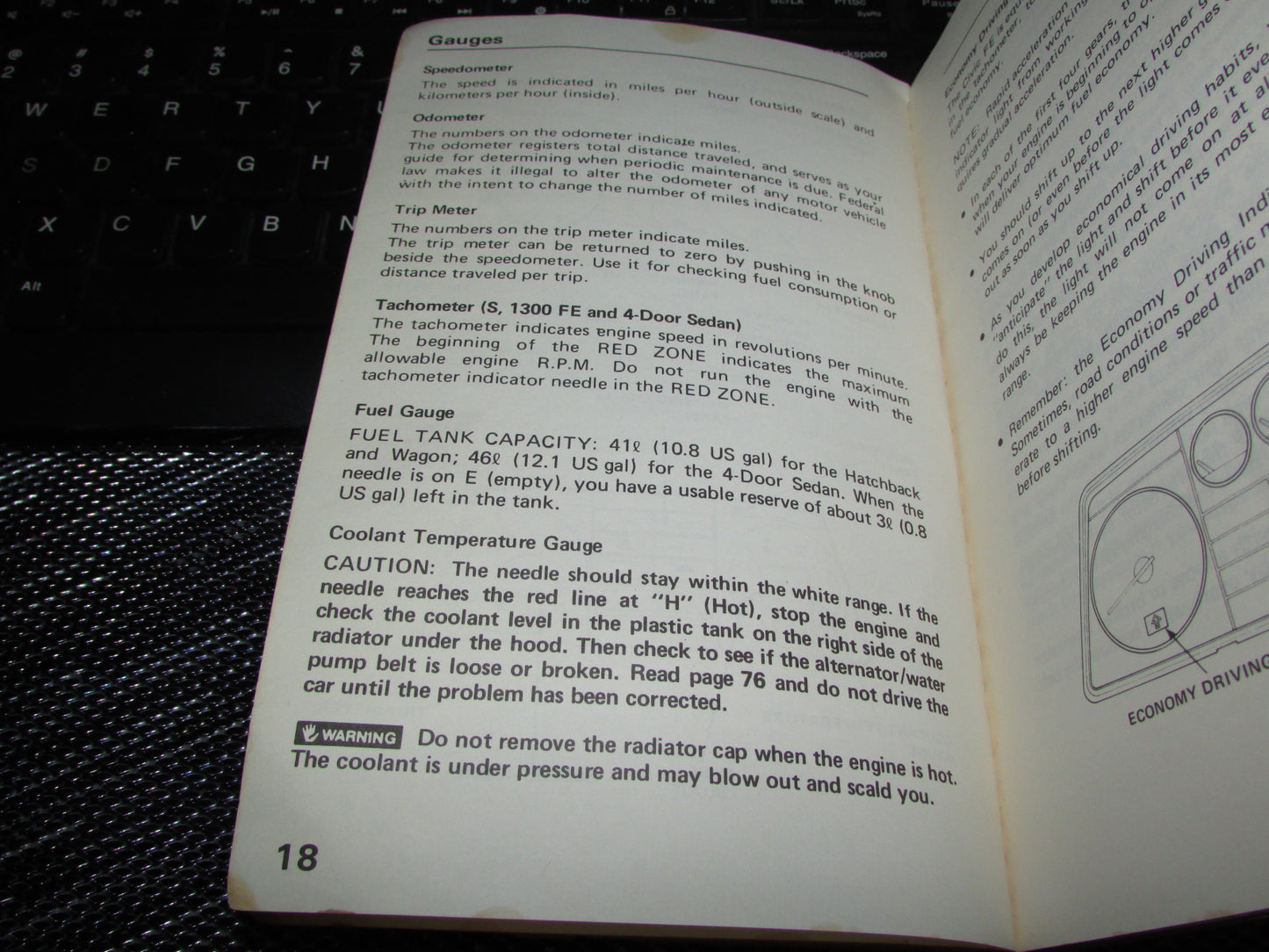 Honda Civic (1983) Owners Manual