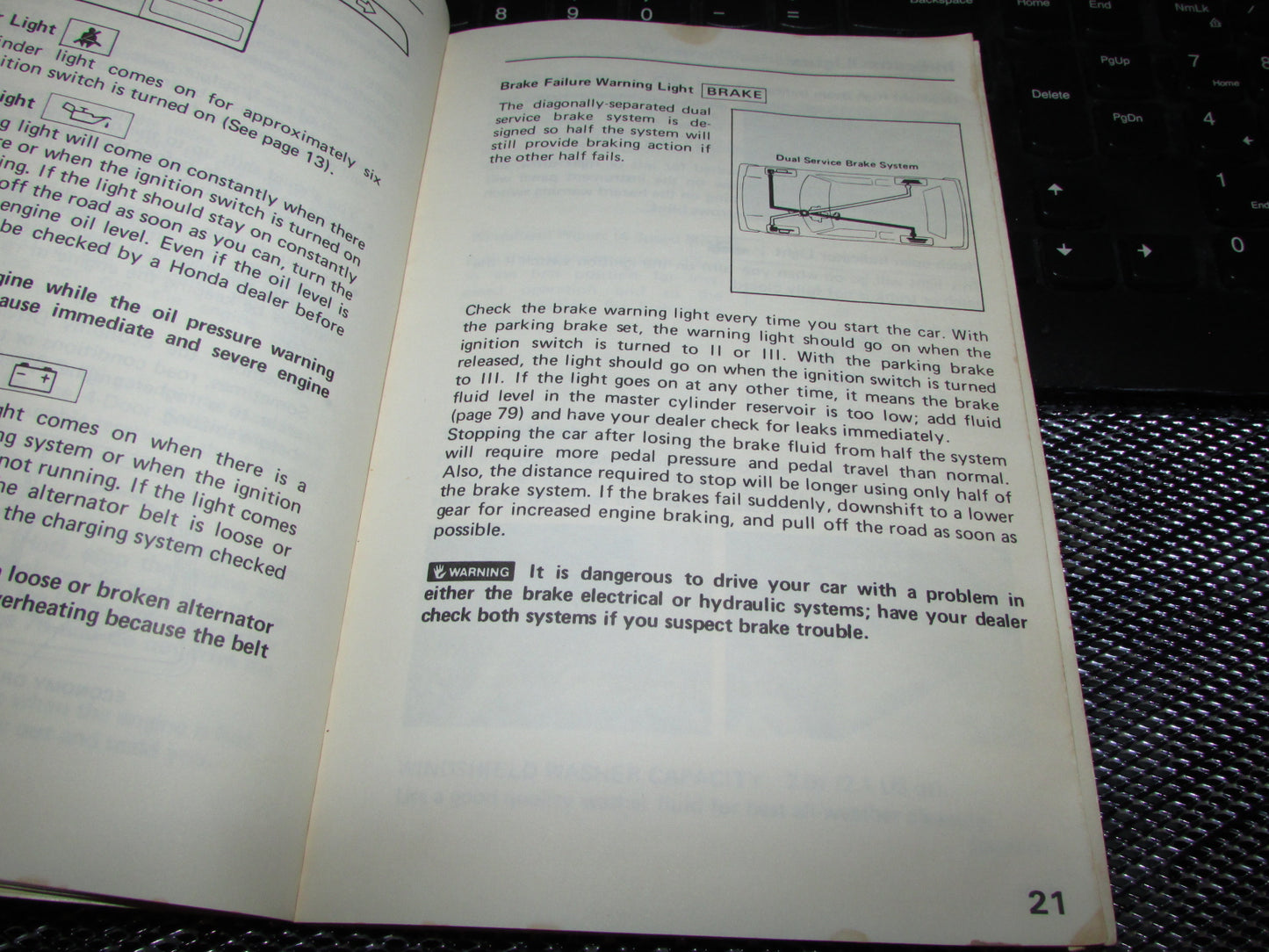 Honda Civic (1983) Owners Manual