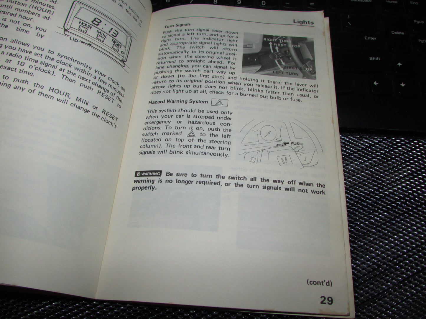 Honda Civic (1983) Owners Manual