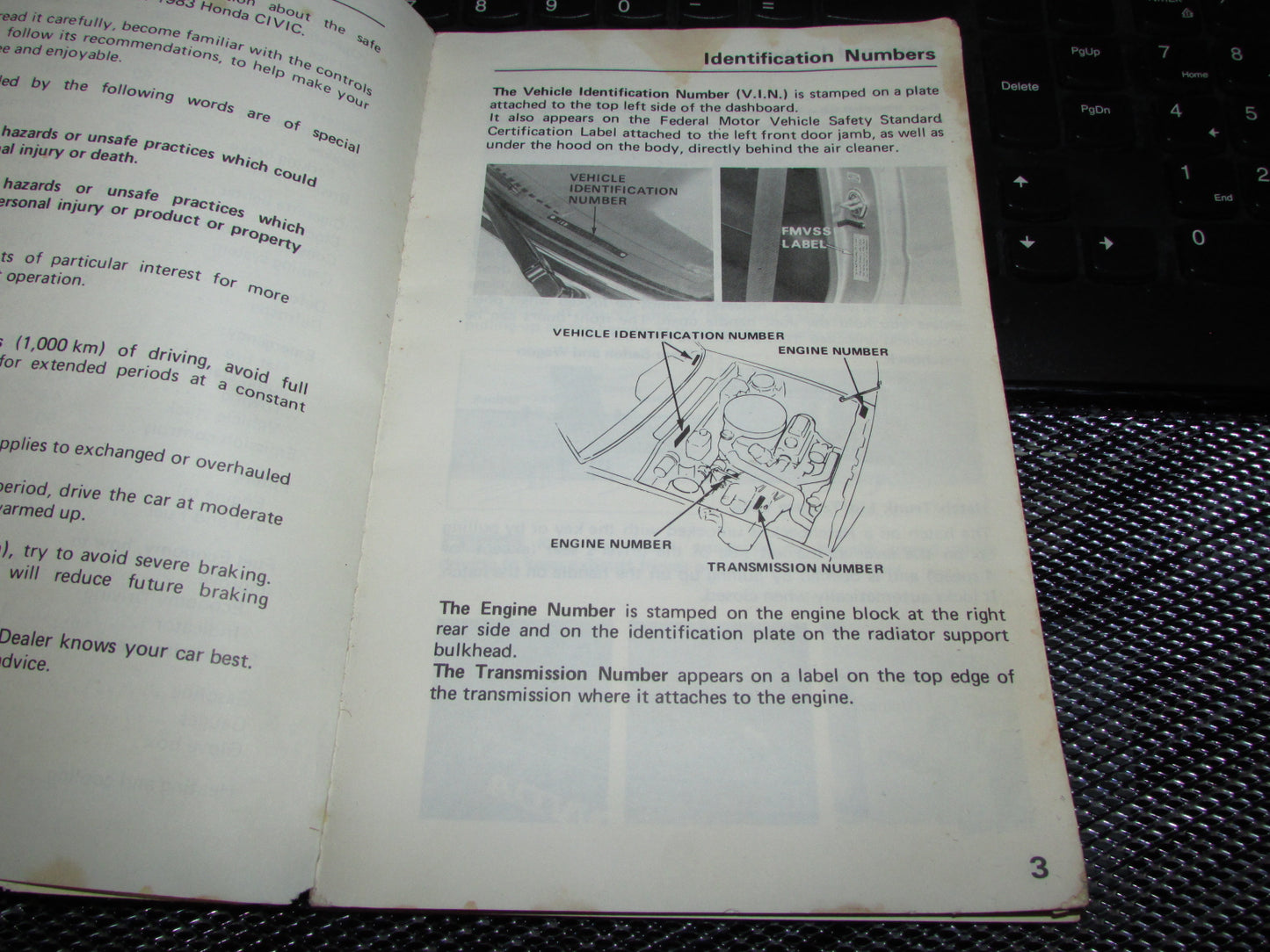 Honda Civic (1983) Owners Manual