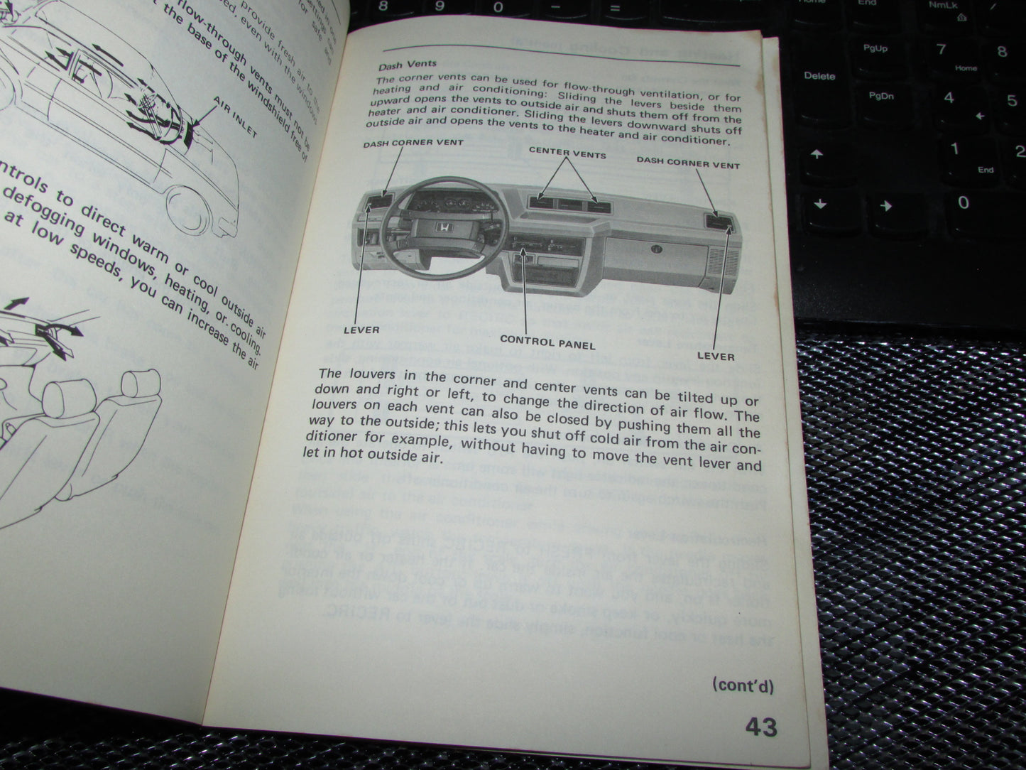 Honda Civic (1983) Owners Manual