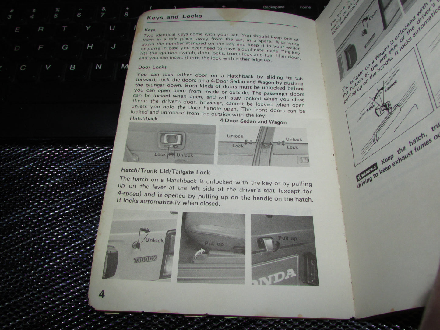 Honda Civic (1983) Owners Manual