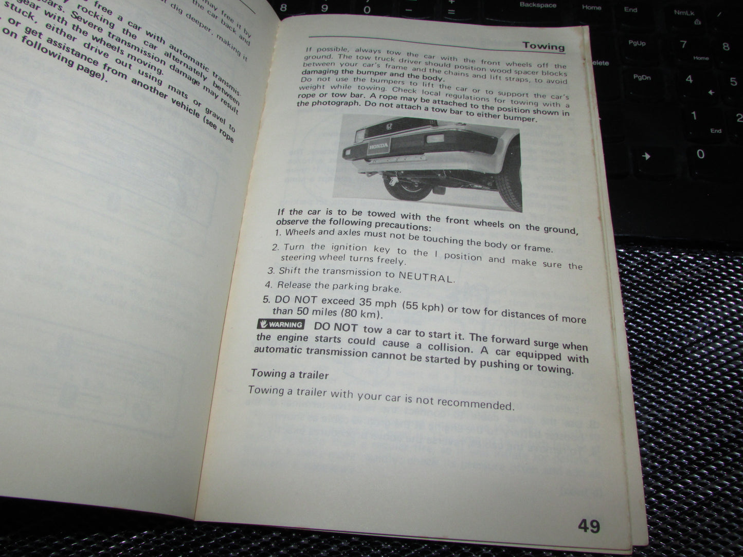 Honda Civic (1983) Owners Manual