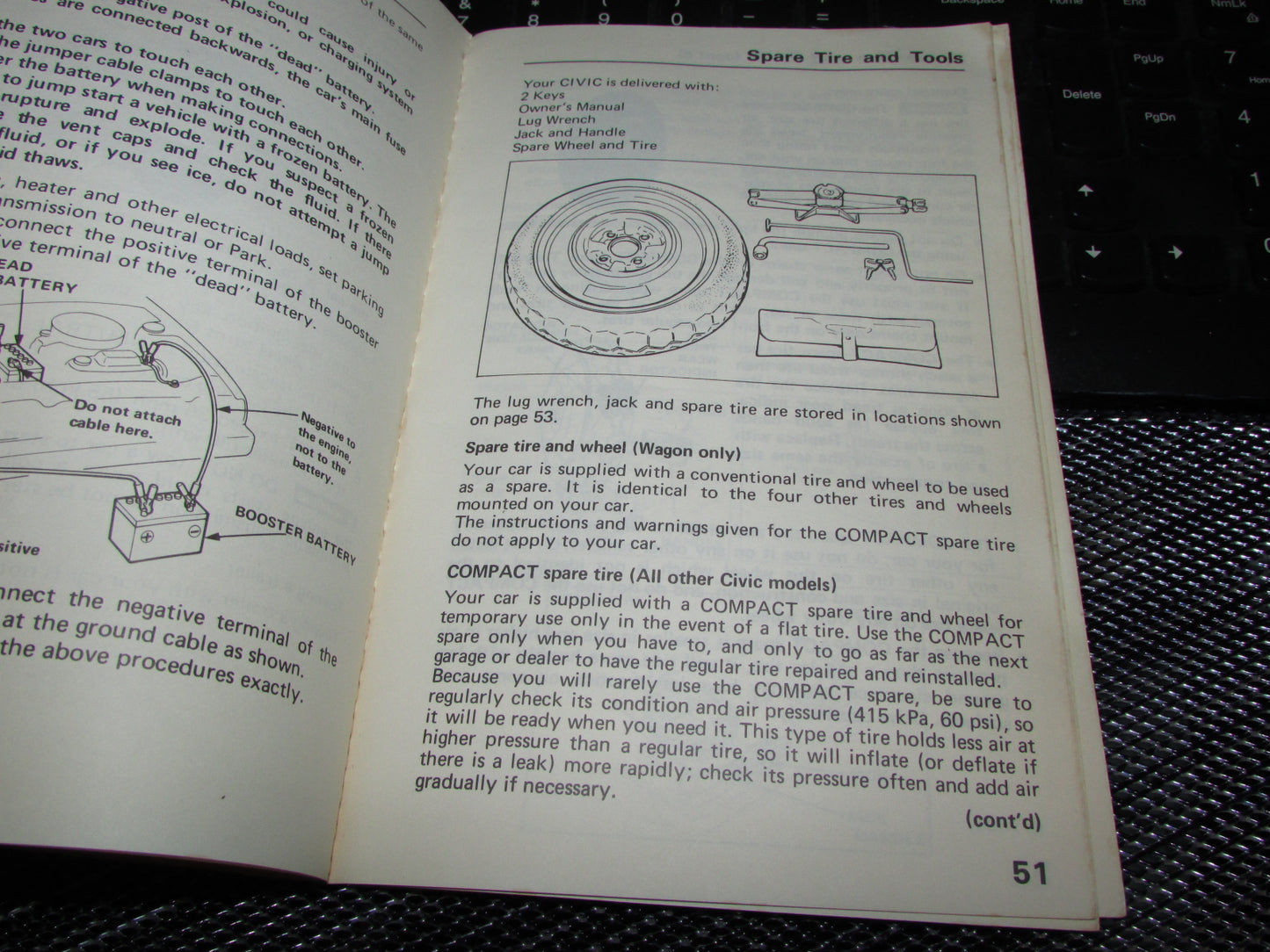 Honda Civic (1983) Owners Manual