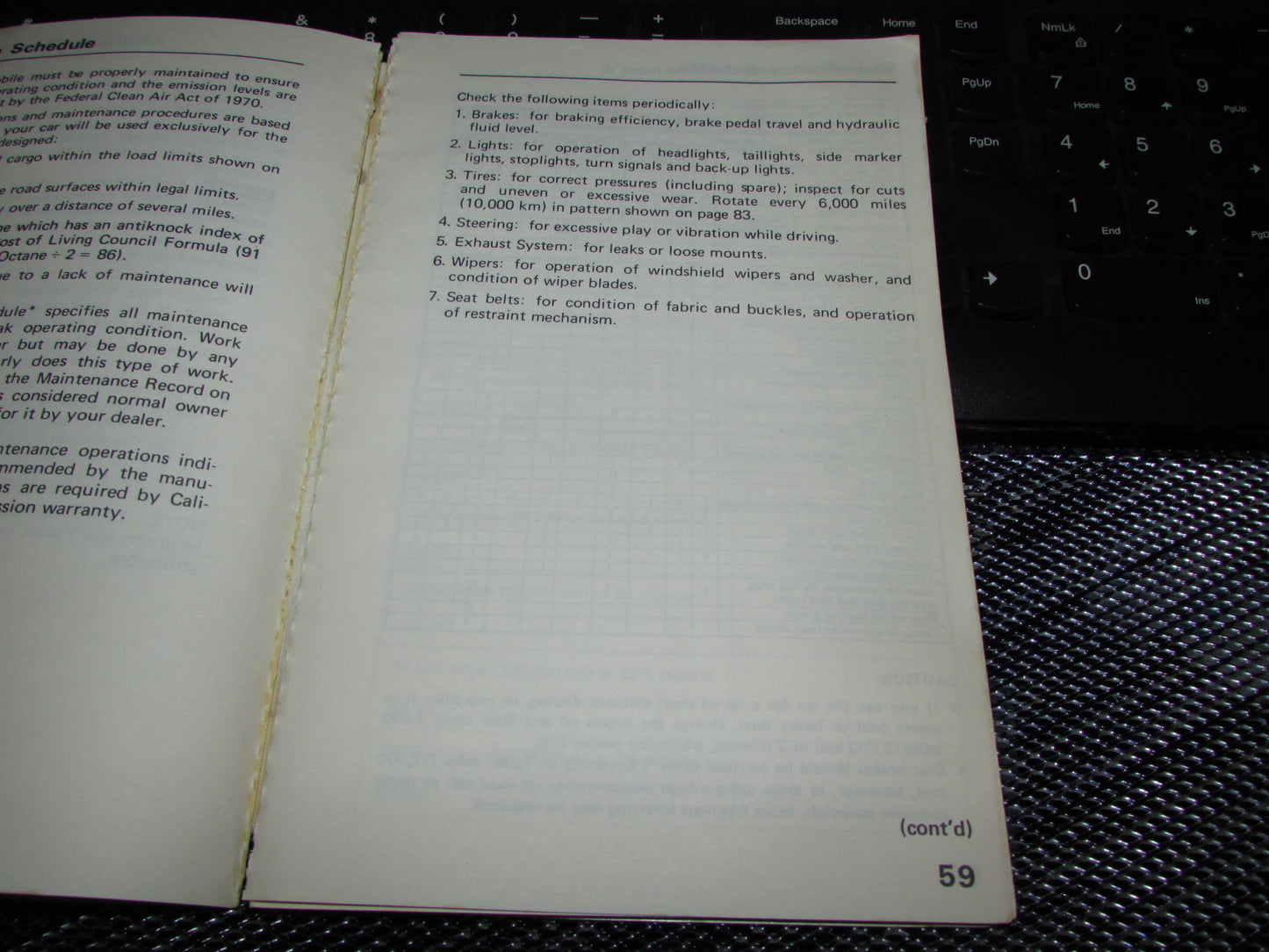 Honda Civic (1983) Owners Manual