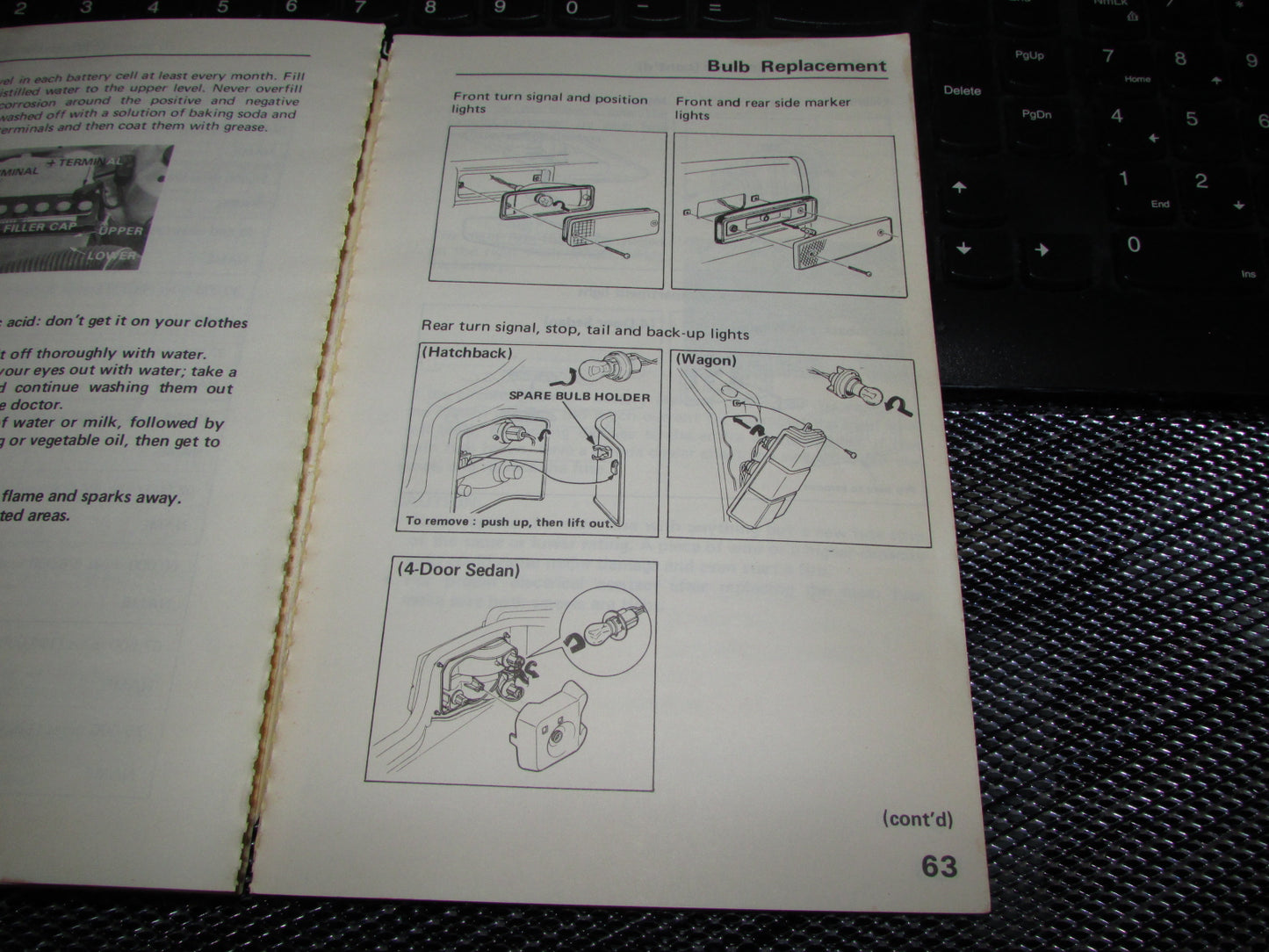 Honda Civic (1983) Owners Manual
