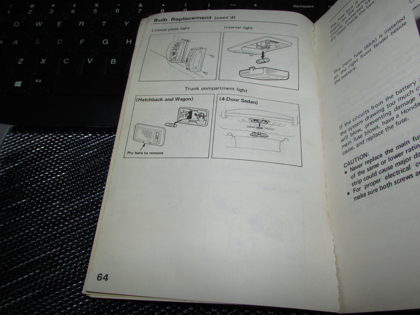 Honda Civic (1983) Owners Manual