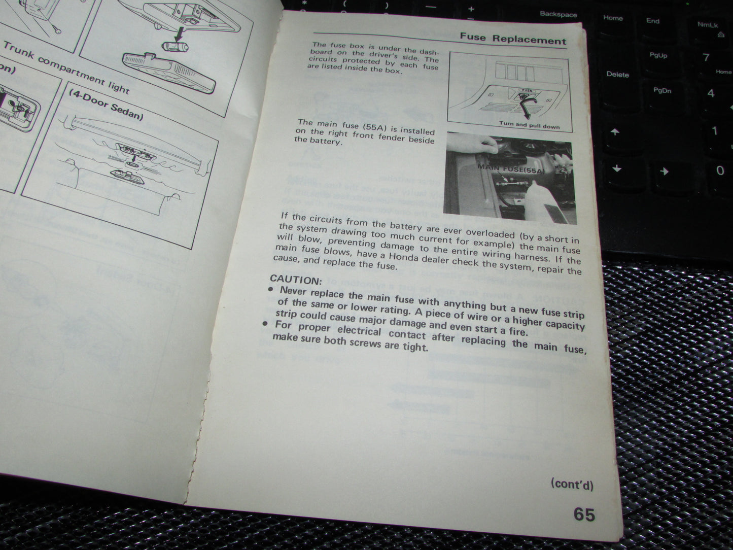 Honda Civic (1983) Owners Manual