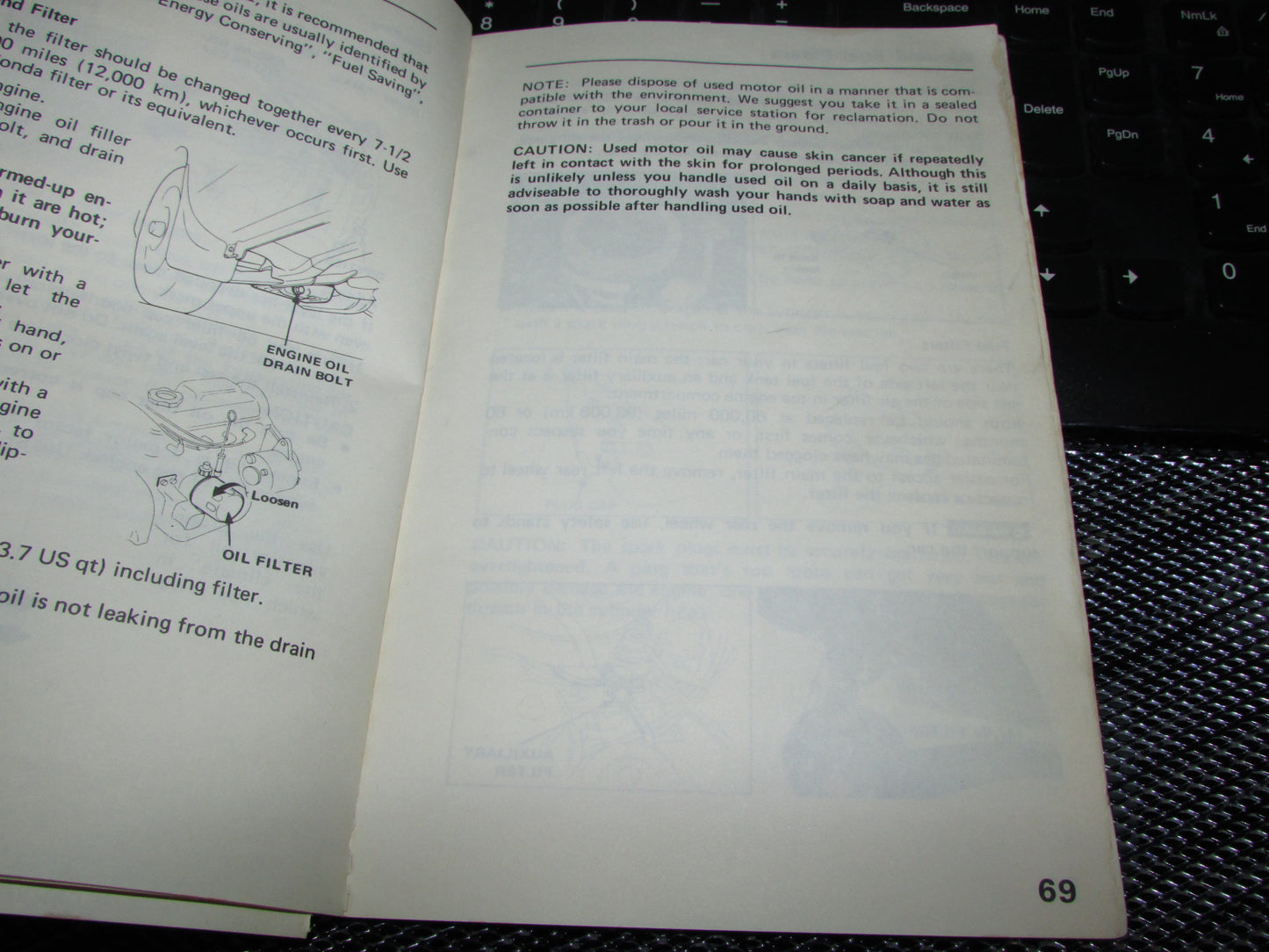 Honda Civic (1983) Owners Manual