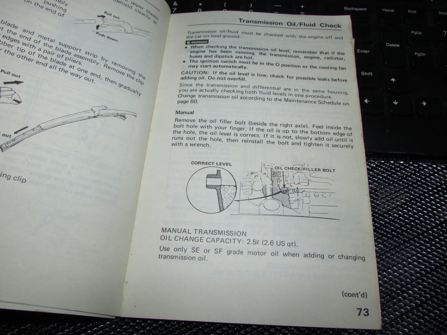 Honda Civic (1983) Owners Manual