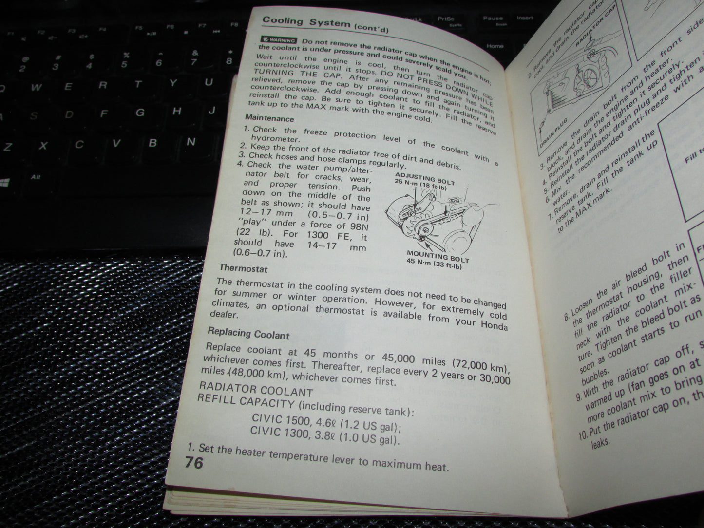 Honda Civic (1983) Owners Manual