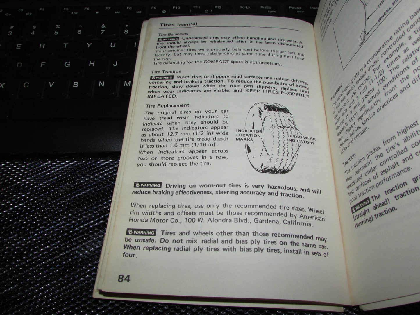 Honda Civic (1983) Owners Manual