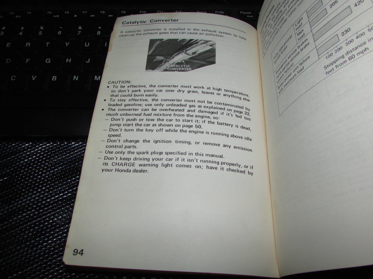 Honda Civic (1983) Owners Manual